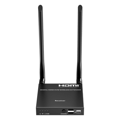 Extensor HDMI Inalámbrico / 4K@60Hz / Receptor Adicional / Banda 5G / Alcance 50 m (164 ft) / Control KVM / Transferencia IR