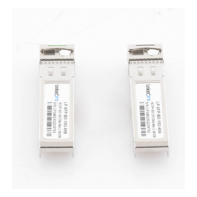 Transceptor Óptico SFP+ / 10 Gbps / Monomodo / Bidireccional 1270/1330 nm / Alcance 60 km (196.8 ft) / LC/UPC Simplex / DDM
