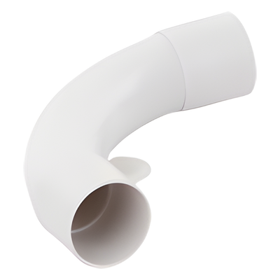 Curva para Tubería Rígida / 32 mm / PVC Auto-extinguible / Libre de Halógenos / Radio Estrecho / Datos y Telecomunicaciones