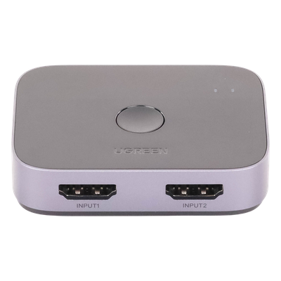 Conmutador HDMI 2.1 / 8K @60Hz / 4K @120Hz / 48Gbps / 2×1 / HDR Dolby / 7.1 Canales