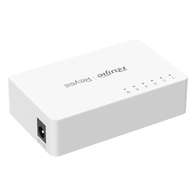 Switch No Administrable / 5 Puertos 10/100 Mbps / Visibilidad Cloud / Plug & Play / 1 Gbps Switching Capacity