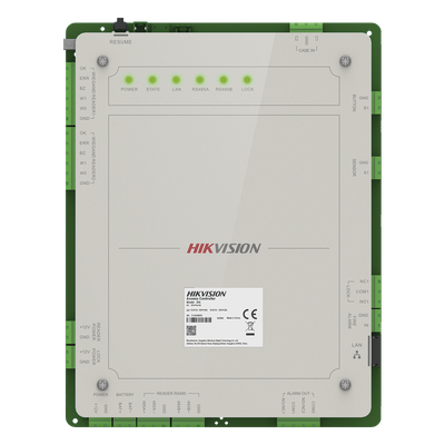 Controlador de Acceso / 1 Puerta / 100,000 Usuarios / 10,000 Huellas / 2 Lectores Integrados / TCP/IP con Batería de Respaldo / Administración en la Nube