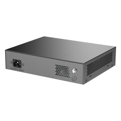 Switch PoE+ / 8 Puertos Gigabit / 2 Uplink GE+SFP / 120W / Sin Ventilador / 20 Gbps / 4 kV