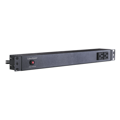 PDU Básico Rack / 10 Salidas NEMA 5-15R / 15 Amp / 120 Vca / 1U / Cable 4.5 m (14.8 ft)