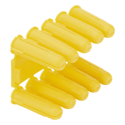 Taquete de Fijación / Doble Expansión Multidireccional / Tornillo 8 mm x 1" (25.4 mm) / 100 Piezas / Carga 50 kg / Rango Térmico -50°C a +80°C