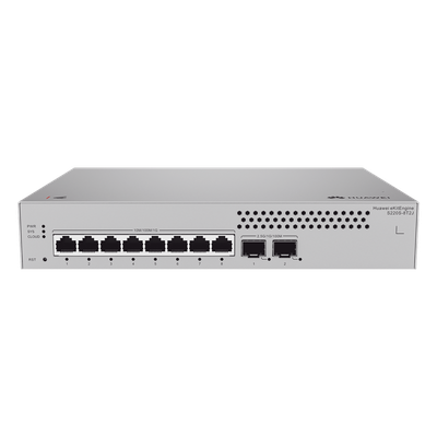 Switch de Acceso Administrable Capa 2 / 8 Puertos Gigabit / 2 Puertos SFP 1/2.5 Gbps / 26 Gbit/s Non-Blocking / Sin Ventiladores / Gestión en la Nube