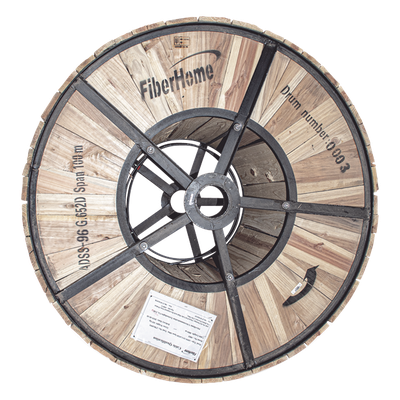 Cable ADSS / G.652D Monomodo / 96 Hilos / Span 100 m (328 ft) / 4 km (2.49 mi) / Exterior HDPE