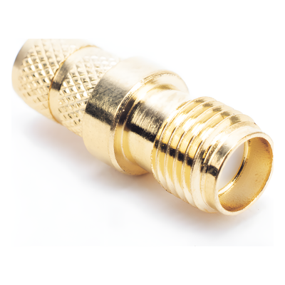 Conector RF / SMA Hembra Inverso / Anillo Plegable / Compatibilidad RG-8/X, LMR-240 / Oro/Oro/Teflón