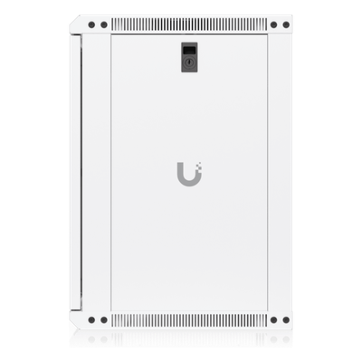 Gabinete Rack 12U / Montaje en Pared / 550 x 450 mm / Puerta de Vidrio Templado / Ventilación Integrada / Capacidad 50 kg