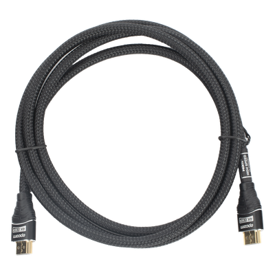 Cable HDMI / 1.8 m (5.91 ft) / 4K@60Hz / 18 Gbps / HDMI 2.0 / Conectores Oro 24K / Redondo 7.3 mm