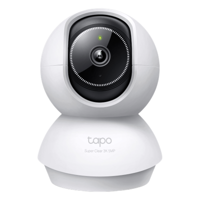 Cámara IP Doméstica / 5 Megapixel 3K / Pan-Tilt 360° / Detección IA / Visión Nocturna 12 m (39.4 ft) / Audio Bidireccional / microSD 512 GB