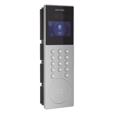 Videoportero IP Multiapartamento / 1080p HD / Reconocimiento Facial IA / Pantalla 4.3' / 5,000 Rostros / 25,000 Tarjetas / IP65 / 500 Departamentos / 9 Frentes de Calle