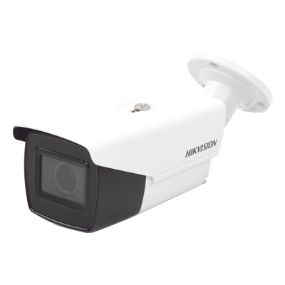 Cámara Bala TURBOHD / 8 Megapixel 4K / Lente Motorizado 2.7-13.5 mm / IR EXIR 80 m (262.5 ft) / IP67 / dWDR / Multiformato TVI-AHD-CVI-CVBS
