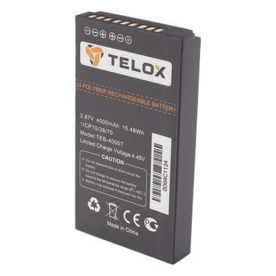 Batería Li-Ion / 4000 mAh / 3.8 VCC / 13.68 Wh / Carga 4.35 VCC