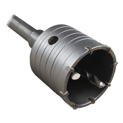 Broca Pasamuros SDS / 65 mm / Extensión 220 mm / Triple Filo / Carburo de Cobalto / Concreto