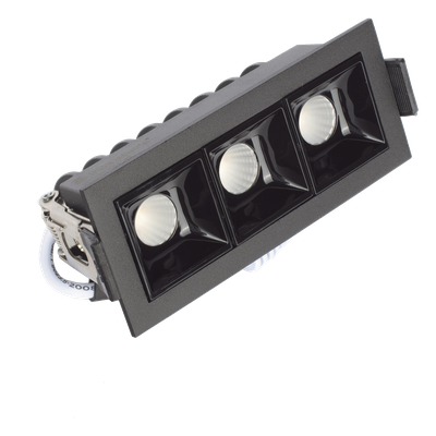 Reflector Empotrable LED / 6 W / 420 lúmenes / 6000 K Luz Fría / Haz 45° / IP20 / 50000 hrs