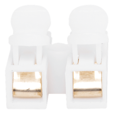 Conector Push / 2 Contactos / 250V / 10A / -40°C a 100°C / Cables 0.5-3.5 mm² / Material Antiflama