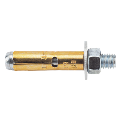 Taquete de Expansión / Cuerda 1/2" (13 mm) / Largo 3 1/2" (89 mm) / Carga Tensión 760 kg / Carga Cortante 848 kg / Camisa Corta Robusta