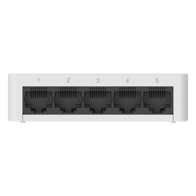 Switch No Administrable / 5 Puertos Gigabit / 10 Gbps Switching / Plug & Play / 2.1W Máximo / Cloud Visible