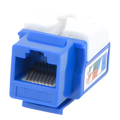 Módulo Jack Keystone / Cat5e / Terminación 110 / RJ45 / Sin Blindaje / Azul