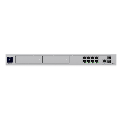 Cloud Gateway 10G / Rack 1U / 8x 1 GbE + 1x 2.5 GbE + 2x 10G SFP+ / IDS/IPS 5 Gbps / 2000 Clientes / 2 Bahías HDD 3.5" RAID 1 / SSD 128 GB