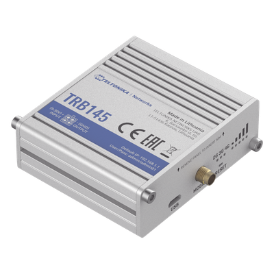 Gateway Industrial LTE Cat 1 / RS485 / 10 Mbps / Aluminio / DIN Rail / Ambientes Extremos
