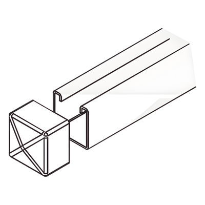 Tope Unicanal Plano / Tornillo 1/2" (13 mm) / Instalación en Superficies Planas / Uso Industrial
