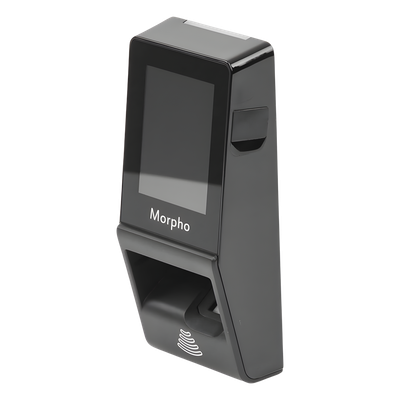 Lector de Huella Biométrico / Sensor Óptico FBI PIV-IQS / Pantalla Táctil 2.8 Pulgadas / Almacenamiento 10,000 Usuarios / IP65 / PoE y 12-24V DC / Lector PROX HID / Ethernet, RS485, USB, Wi-Fi