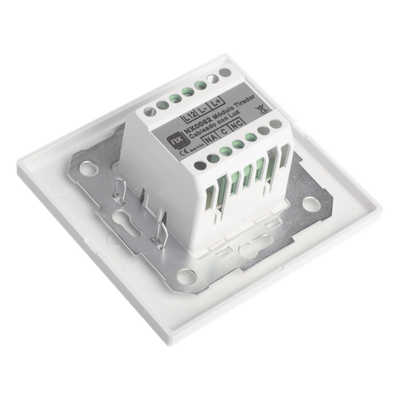 Módulo de Pared para Tirador de Baño / LED Indicador Rojo / Contacto NC Supervisado / IP54 / 12 VCC / 44 mm