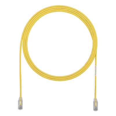 Cable de Parcheo UTP / Cat6 / 28 AWG / 1.52 m (5 ft) / Alta Densidad / Amarillo