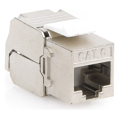 Módulo Jack Keystone / Cat6 Blindado STP / Toolless / RJ45 / 24-26 AWG / UL94-V0