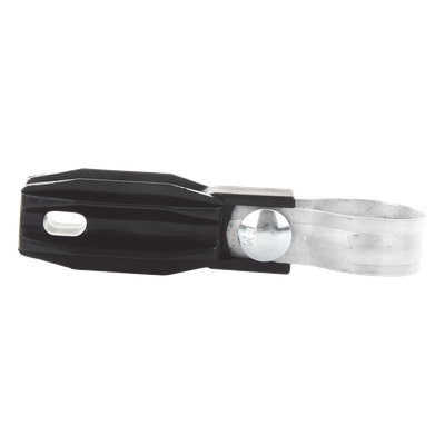 Aislador de Paso o Esquina / Abrazadera Ajustable 33-38 mm / Resina 100% Virgen / Anti-Arqueo / Protección UV e IP