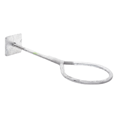 Ancla con Aro / Varilla 1/2" / 40 cm (15.7 in) / Galvanizado por Inmersión / Pared o Losa