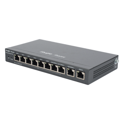 Router Balanceador SD-WAN / 10 Puertos Gigabit / PoE+ 110W / 4 ISP / 1 Gbps / 200 Clientes