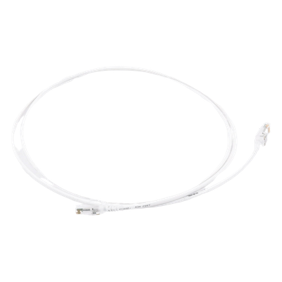 Patch Cord Modular Cat6 UTP / 28AWG / CM/LS0H / 1.52 m (5 Pies) / Diámetro 4.0 mm / Blanco