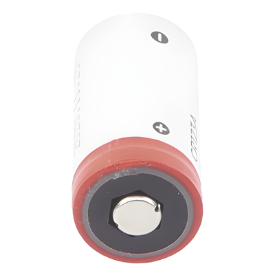 Batería de Litio CR123A / 3V / 1300 mAh / No Recargable / Acero Inoxidable / Operación -40°C a +60°C