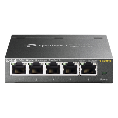 Switch Easy Smart / 5 Puertos Gigabit / 5 Gbps / 32 VLANs / Sin Ventilador / QoS / IGMP Snooping