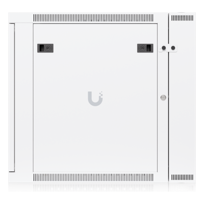 Gabinete Rack de Pared / 12U / 600 x 703 mm (23.6 x 27.7") / Puerta Frontal Vidrio Templado / Puerta Trasera Abatible / Paneles Laterales con Llave