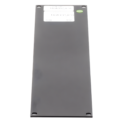 Tapa Ciega / Rack 19in / 2UR / Acero Cal. 14 / Pintura Electroestática Negra / 0.7 kg