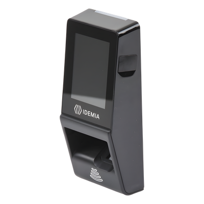 Lector de Huella / Pantalla Táctil 2.8" / Sensor FBI PIV IQS / Mifare / PoE / Wi-Fi Opcional / IP65 / IK08 / 10,000 Usuarios