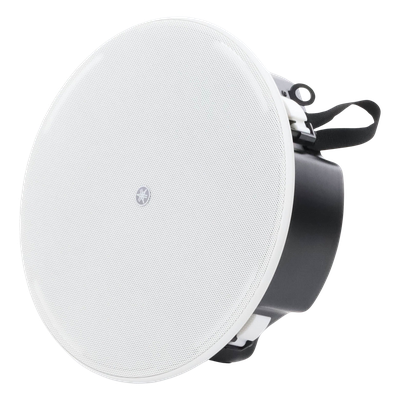 Altavoz de Techo Coaxial / 2 Vías 6.5" / 25W RMS / 70V/100V / 16 Ohms / 89 dB / Montaje en Plafón