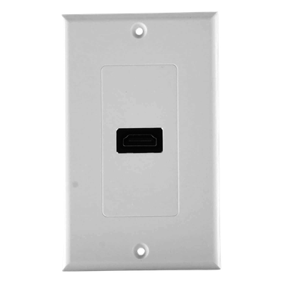 Placa de Pared / 1 Puerto HDMI Hembra-Hembra / Montaje Vertical / 70 x 115 mm / 2.75' x 4.52'