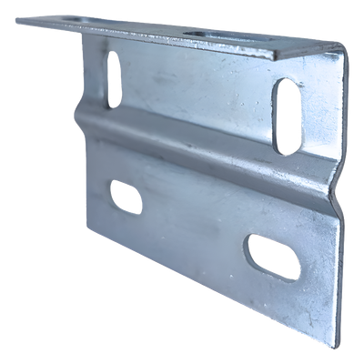 Placa Salida a Tubo / Acabado Electro Zinc / Compatible 1/2' a 2' / Abrazadera Tipo U