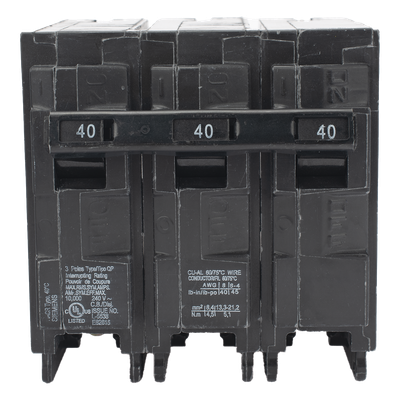 Interruptor Automático Enchufable / 3 Polos / 40 A / 10 kA / 240 V AC / Tipo QP