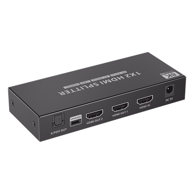 Splitter HDMI / 1x2 / HDMI 2.1 / 8K @ 60 Hz / 4K @ 120 Hz / 48 Gbps / HDR10+ / Dolby Vision / HDCP 2.3