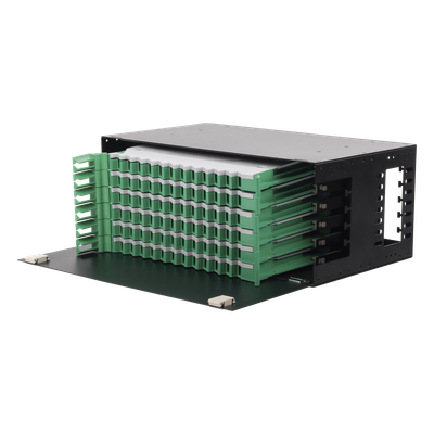 Distribuidor de Fibra Óptica / 72 Fibras / 19" / 4U / 6 Bandejas Deslizables / Vacío