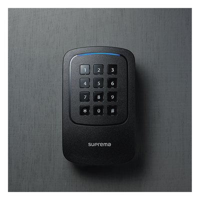 Lector Esclavo de Tarjetas con Teclado / Multitecnología RFID 125kHz-13.56MHz / NFC / Bluetooth / IP65-IP67 / IK08 / 3.1x5.1x1.0 in