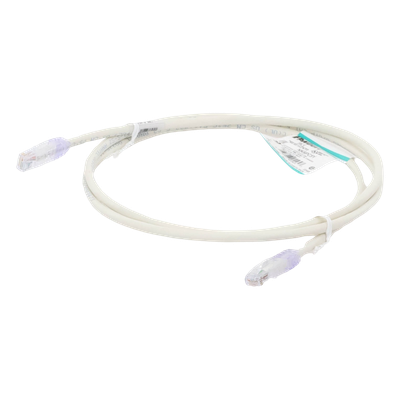 Cable de Parcheo UTP / Cat 6 / 1.5 m (4.92 ft) / 24 AWG / T568B / CM / Blanco Mate