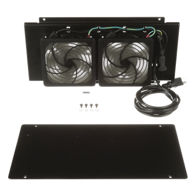 Kit de Ventiladores para Gabinete / 2 Unidades / 122 CFM Total / 120 Vca / Cable 2 m (6.6 ft) / Montaje Completo