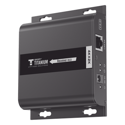 Receptor HDMI Extensor / 4K @ 30Hz / Alcance 120 m (393.7 ft) / Cat 5e/6 / HDbitT / IR / HDCP 1.3 / Switch Gigabit